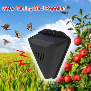 Solar Powered Waterproof Bird Repeller With 13 Sound Alarm Timer 1005008842516942-al