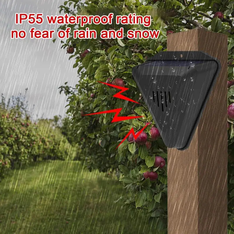 Solar Powered Waterproof Bird Repeller With 13 Sound Alarm Timer 1005008842516942-al