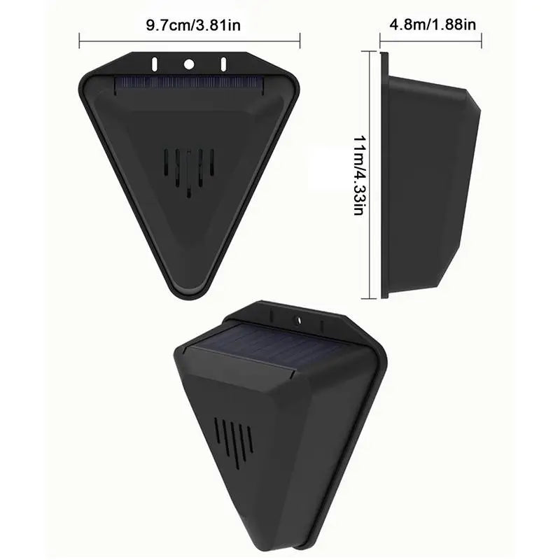 Solar Powered Waterproof Bird Repeller With 13 Sound Alarm Timer 1005008842516942-al