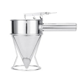 Stainless Steel Batter Dispenser Funnel With Stand 600Ml Or 1200Ml 1005005802402244-S