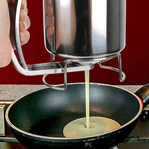 Stainless Steel Batter Dispenser Funnel With Trigger Handle And Stand 1005005488556052-al