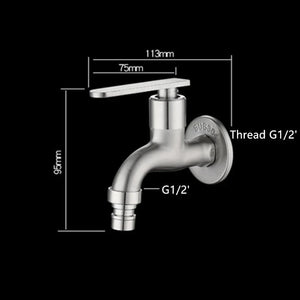 Stainless Steel Single Cold Bibcock Faucet