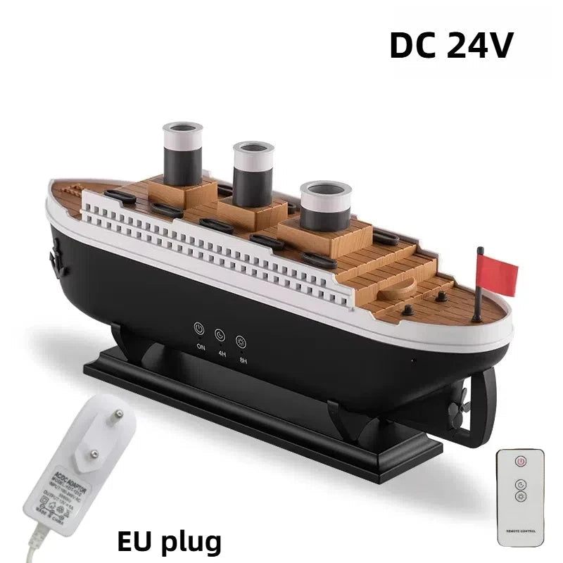 Titanic Style Aroma Diffuser Humidifier With Remote Control 250Ml 1005008325798341-EU Plug