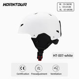 Ultra Light Ski Helmet With Mirrored Snow Goggles For Outdoor Skiing 1005010286765892-A2-Grey-L(59-61CM)