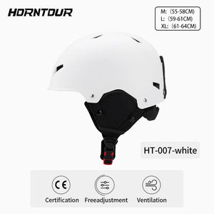 Ultra Light Ski Helmet With Mirrored Snow Goggles For Outdoor Skiing 1005010286765892-A2-Grey-L(59-61CM)