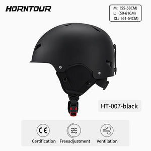 Ultra Light Ski Helmet With Mirrored Snow Goggles For Outdoor Skiing 1005010286765892-A2-Grey-L(59-61CM)