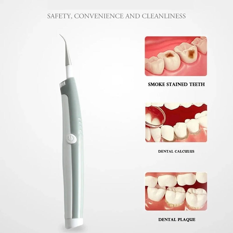 Ultrasonic Electric Teeth Cleaner with LED Light