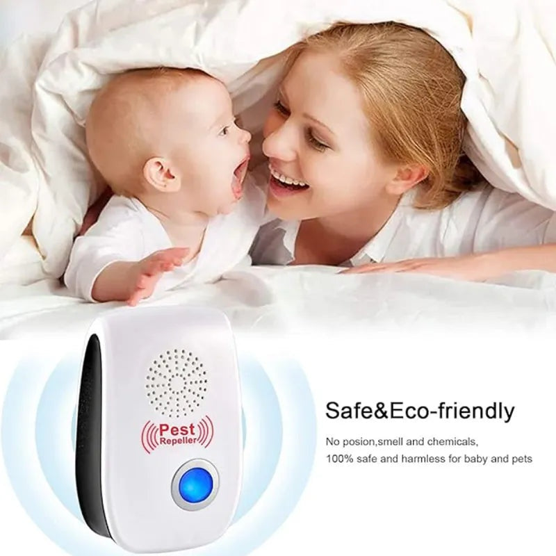 Ultrasonic Pest Repeller 3 Packs - Electronic Repellent for Pest Control