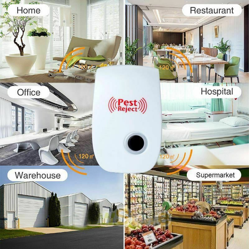 Ultrasonic Pest Repeller 3 Packs - Electronic Repellent for Pest Control