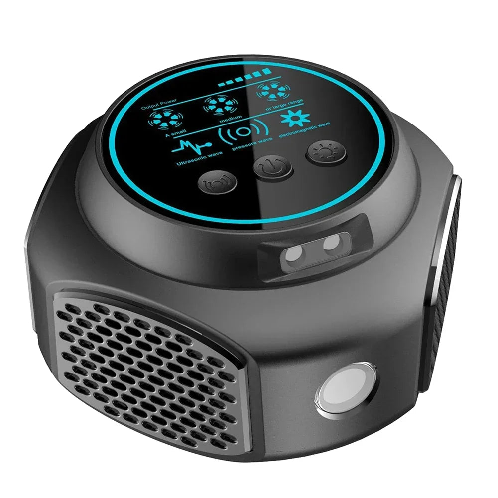 Ultrasonic Pest Repeller With 360 Degree Coverage For Indoor Use 1005009695809432-Black