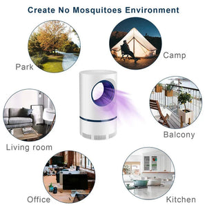 USB LED Mosquito Killer Lamp with 368nm Light Trap