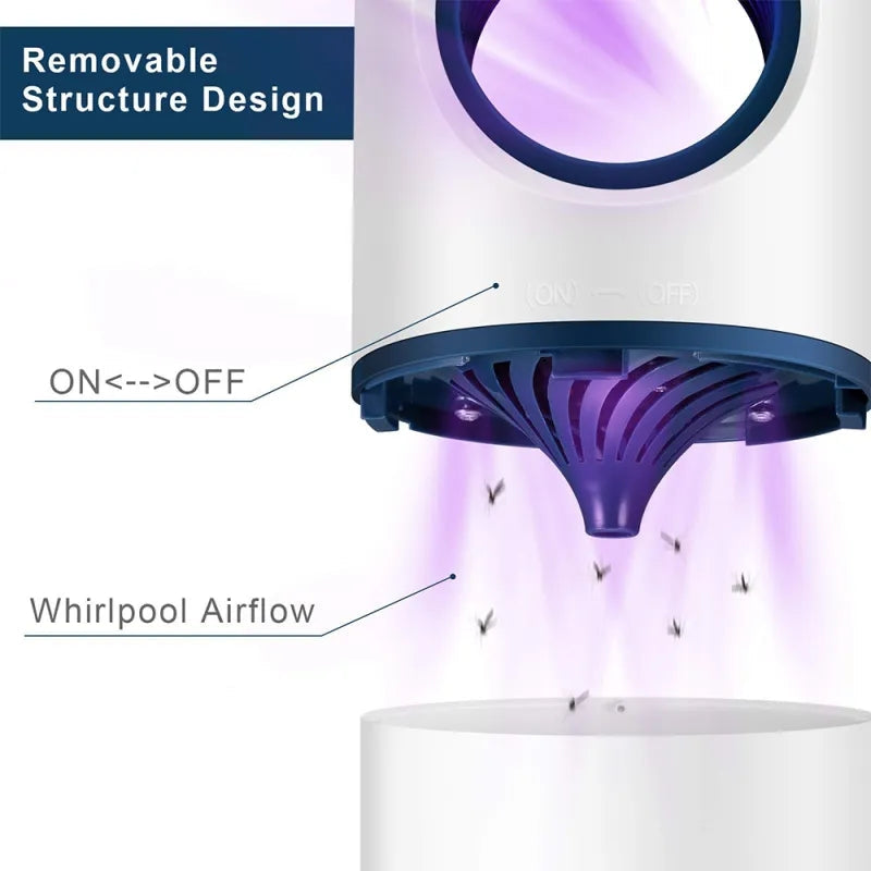 USB LED Mosquito Killer Lamp with 368nm Light Trap