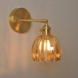 Vintage Tulip Glass Wall Light for Bedroom and Hallway