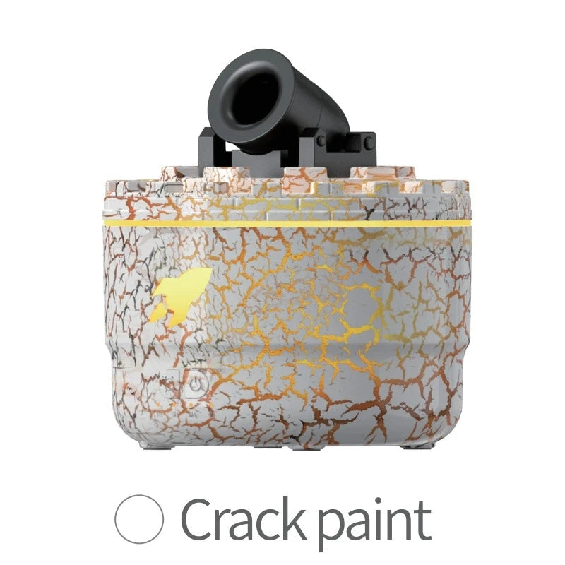 Volcanic Crack Ultrasonic Aroma Diffuser Humidifier With Night Light Timer 1005007626844937-White