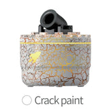 Volcanic Crack Ultrasonic Aroma Diffuser Humidifier With Night Light Timer 1005007626844937-White