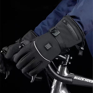Water Repellent Heated Gloves With Touchscreen Fingers And Non Slip Palm 1005010100131208-A3 With 5000mah 4