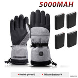 Water Repellent Heated Gloves With Touchscreen Fingers And Non Slip Palm 1005010100131208-A3 With 5000mah 4