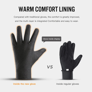 Waterproof Electric Heated Full Finger Gloves With Touchscreen And Fleece Lining 1005009916242300-al