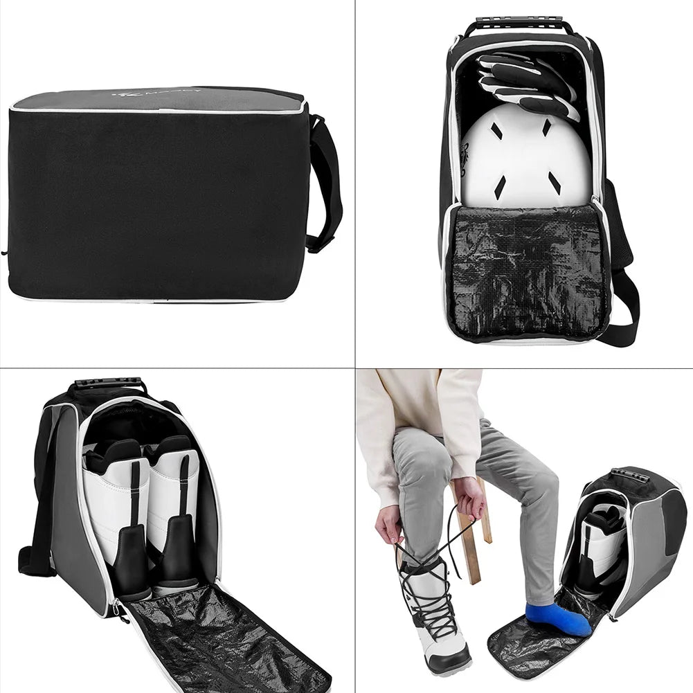 Waterproof Ski Boot Bag With Handle And Shoulder Strap Storage 1005008144765815-al