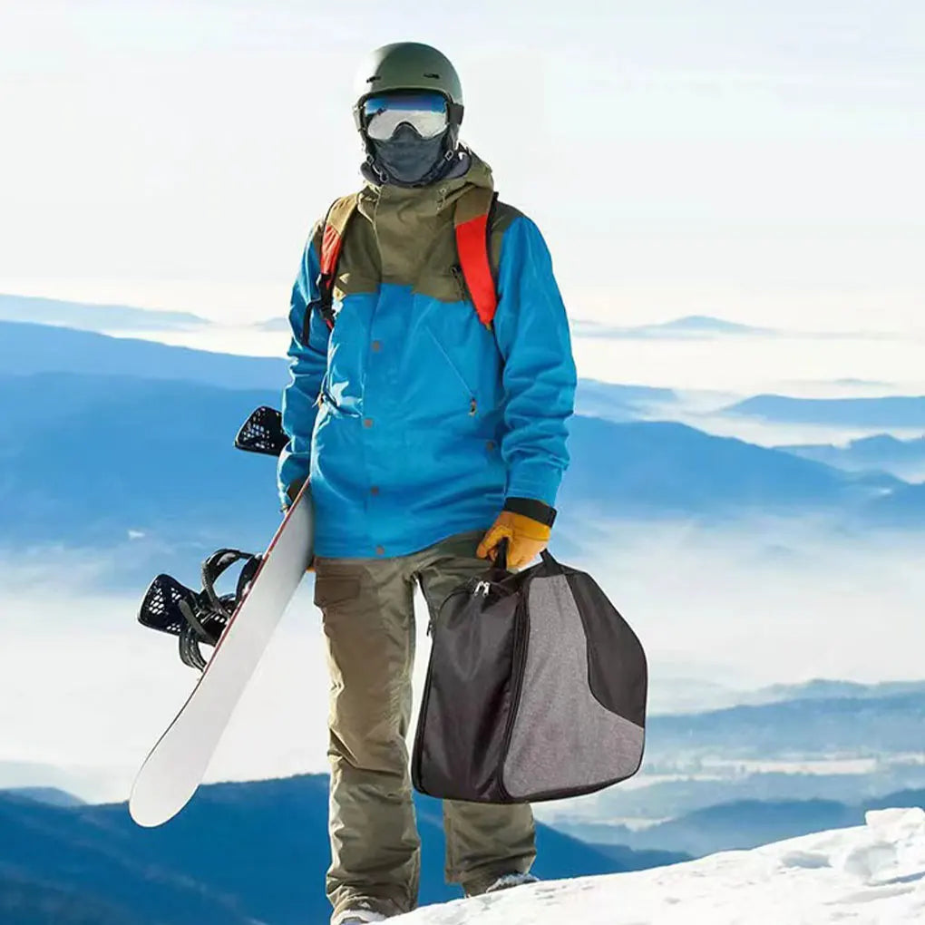 Waterproof Ski Boot Storage Bag With Shoulder Strap For Winter Gear 1005008063491143-al