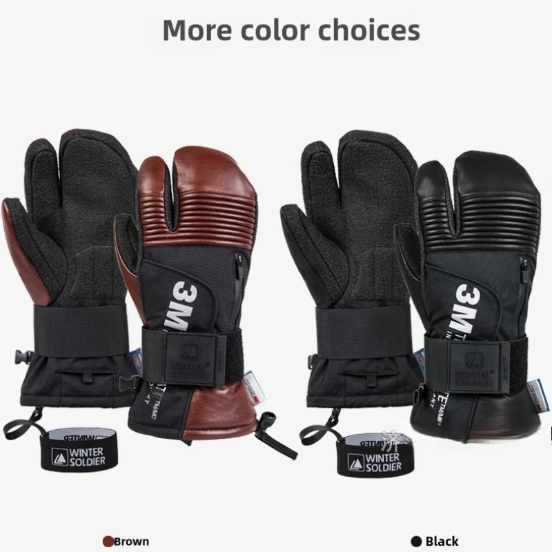 Waterproof Winter Ski Snowboard Gloves With Wrist Guards For Adults 1005008211895196-hei-3-XL