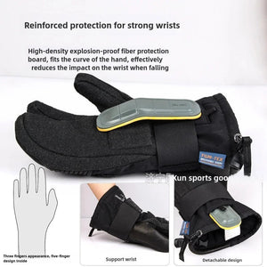 Waterproof Winter Ski Snowboard Gloves With Wrist Guards For Adults 1005008211895196-hei-3-XL