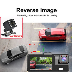 Wifi App Control 3 Channel 1080P Car Dash Cam Recorder 1005007458280844-X85-WIFI-2CAM-NONE