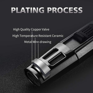 Windproof Refillable Jet Flame Butane Torch Lighter, Adjustable Gas Pen Lighter