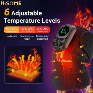 Wireless Heated Vibration Knee Massager Pad With Detachable Controller 1005009037894928-al