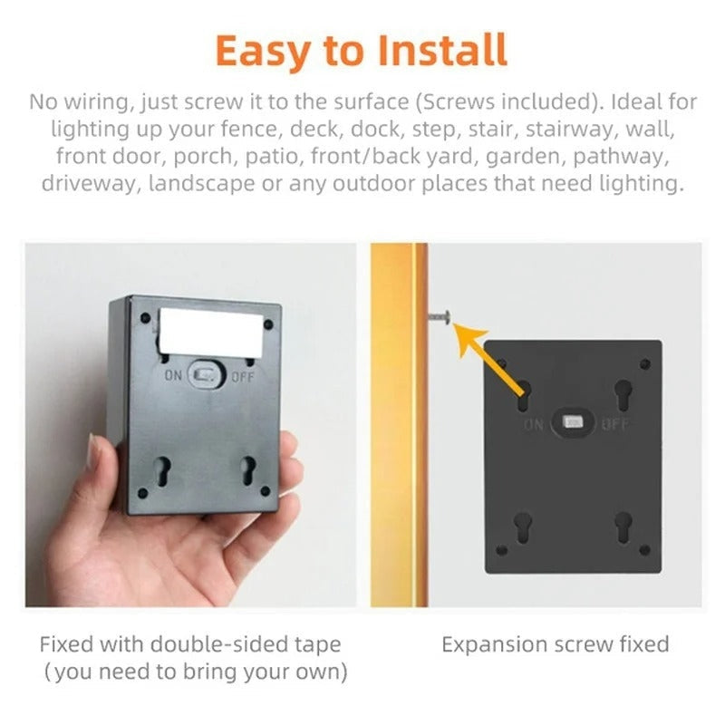 Wireless Waterproof LED Solar Outdoor Wall Light