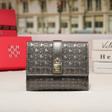 Women Trifold Letter Wallet With Snap Closure, Valentines Gifts For Her 1005010585646056-CA10-Apricot