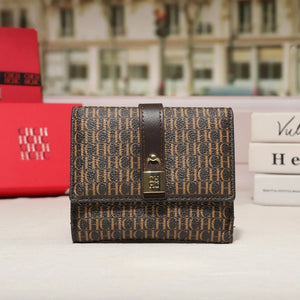 Women Trifold Letter Wallet With Snap Closure, Valentines Gifts For Her 1005010585646056-CA10-Apricot