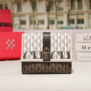 Women Trifold Letter Wallet With Snap Closure, Valentines Gifts For Her 1005010585646056-CA10-Apricot