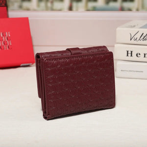 Women Trifold Letter Wallet With Snap Closure, Valentines Gifts For Her 1005010585646056-CA10-Apricot