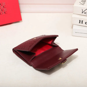 Women Trifold Letter Wallet With Snap Closure, Valentines Gifts For Her 1005010585646056-CA10-Apricot