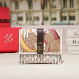 Women Trifold Letter Wallet With Snap Closure, Valentines Gifts For Her 1005010585646056-CA10-Apricot