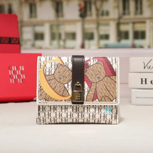 Women Trifold Letter Wallet With Snap Closure, Valentines Gifts For Her 1005010585646056-CA10-Apricot