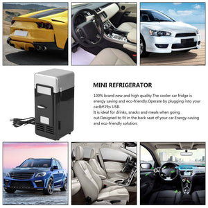 Car Mini Fridge Warmer And Cooler Dual Auto Usb Refrigerator