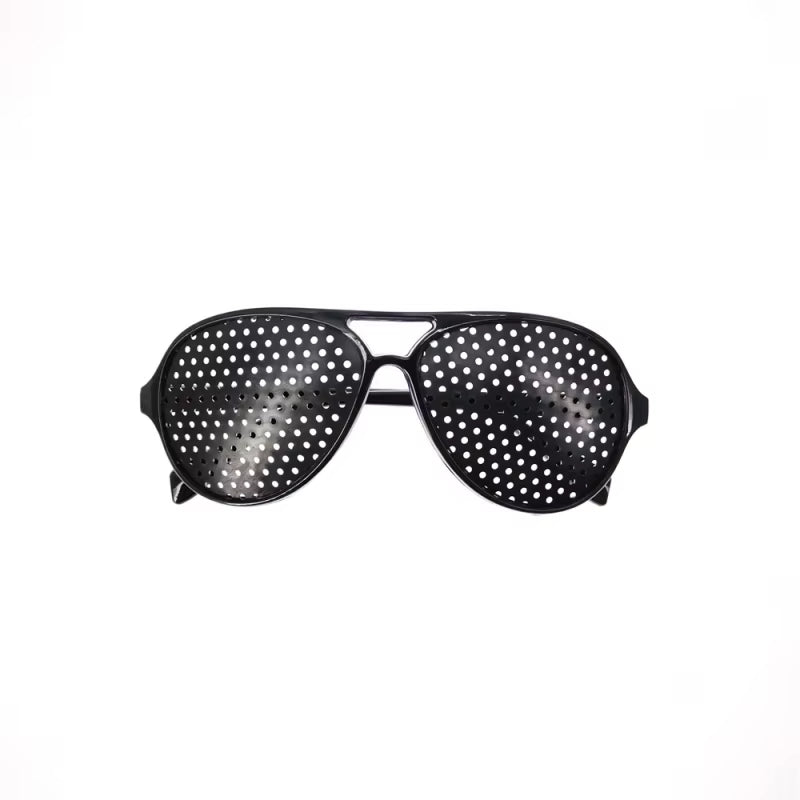 Pinhole Glasses for Vision Correction and Eye Relaxation