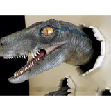 3D Wall Mount Dinosaur Bust Sculpture