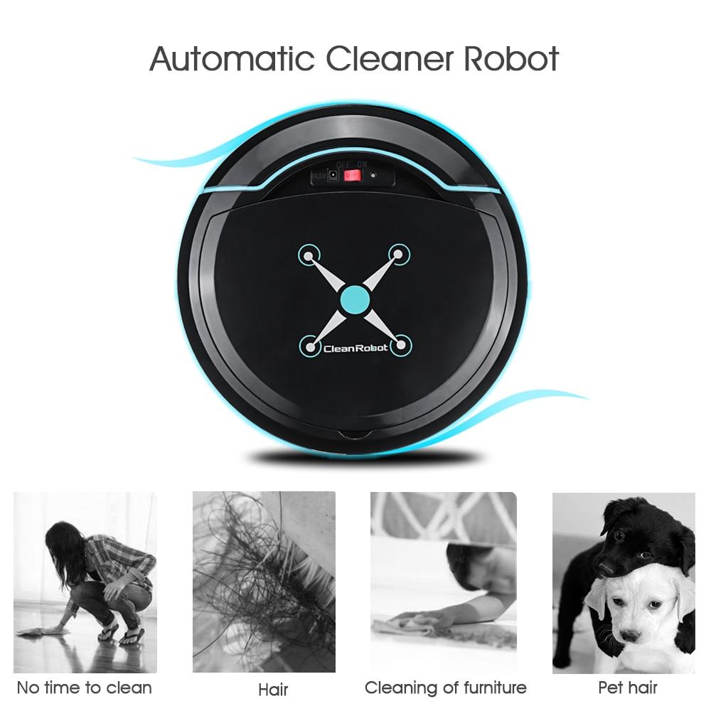Automatic USB Smart Robot Vacuum Cleaner for Hard Floors