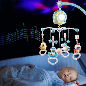 Baby Crib Mobile with Music, Night Light, and Star Projector