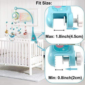 Baby Crib Mobile with Music, Night Light, and Star Projector