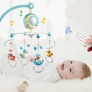 Baby Crib Mobile with Music, Night Light, and Star Projector