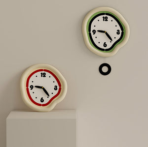 Cute Cream Wall Clock