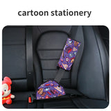 Cartoon Seat Belt Pad for Kids, Anti-Neck Safety Shoulder Cushion