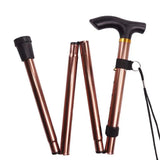 Folding Adjustable Aluminum Walking Cane with T Handle Grip