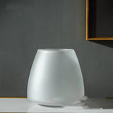 Frosted Glass Vase Nordic Style Home Decor