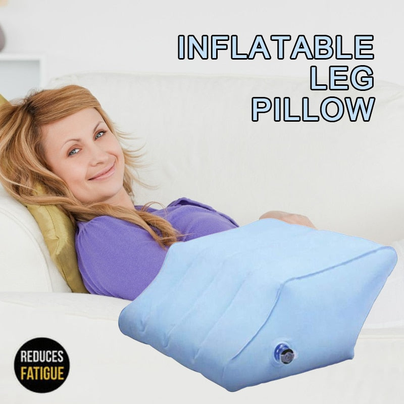 2-In-1 Leg &Amp; Knee Relief Wedge Cushion With Deluxe Valve Upgrade