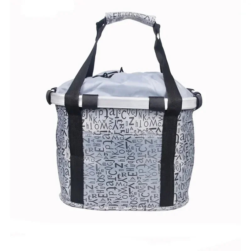 Foldable Bicycle Front Basket for Pets and Cargo 5kg Capacity